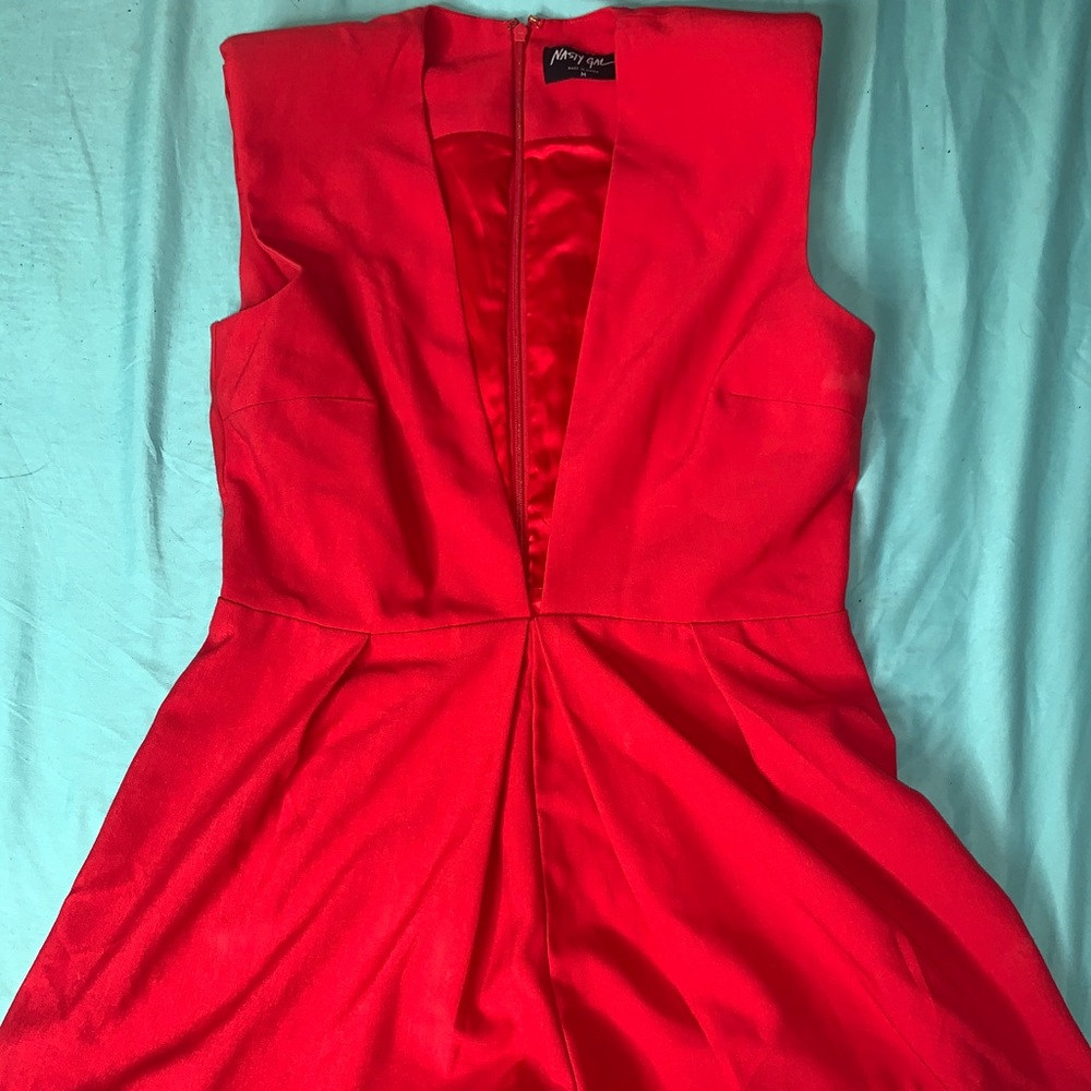 Nasty Gal Red Romper